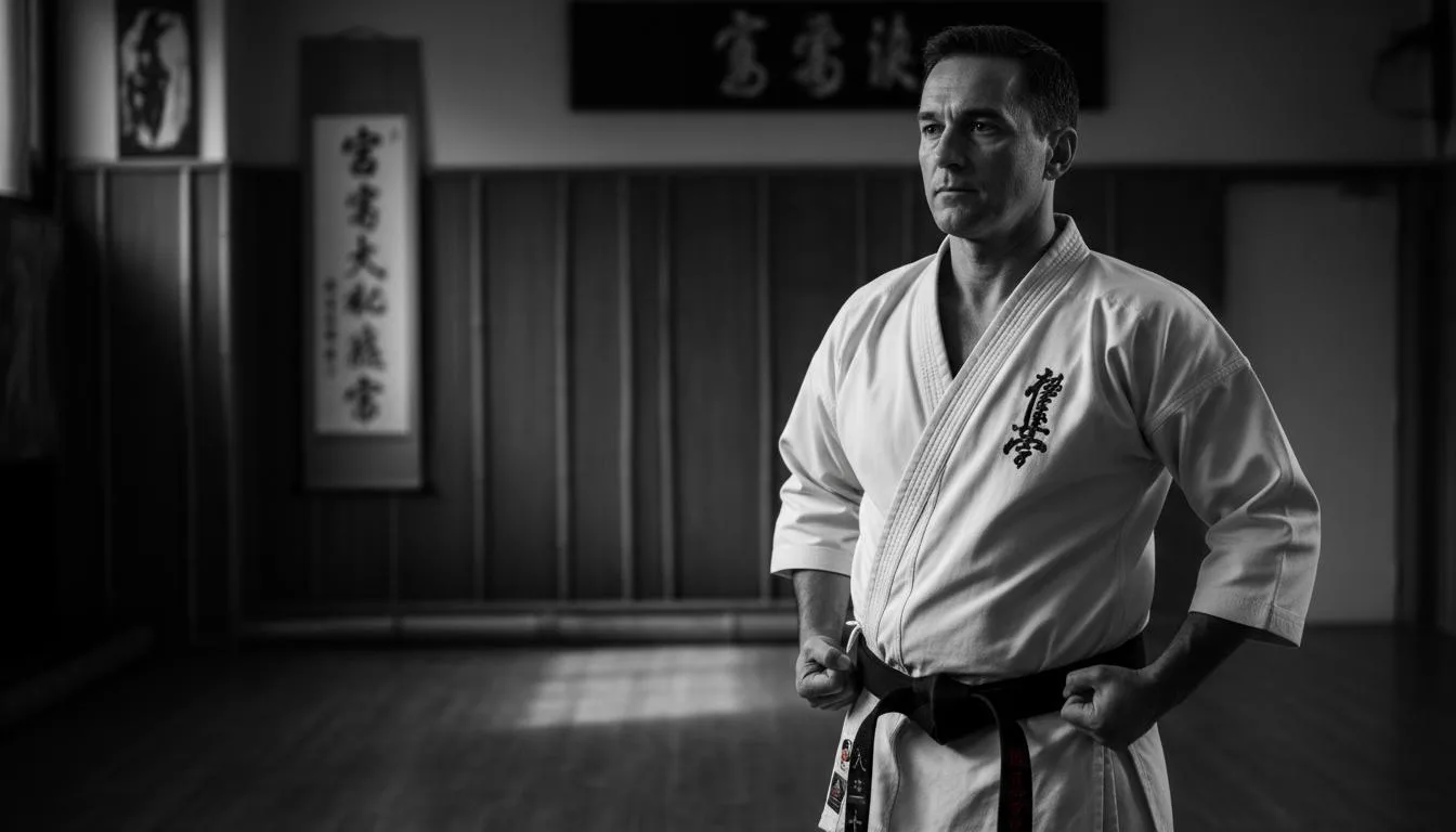 Fondo de la sección de instructores certificados de Karate